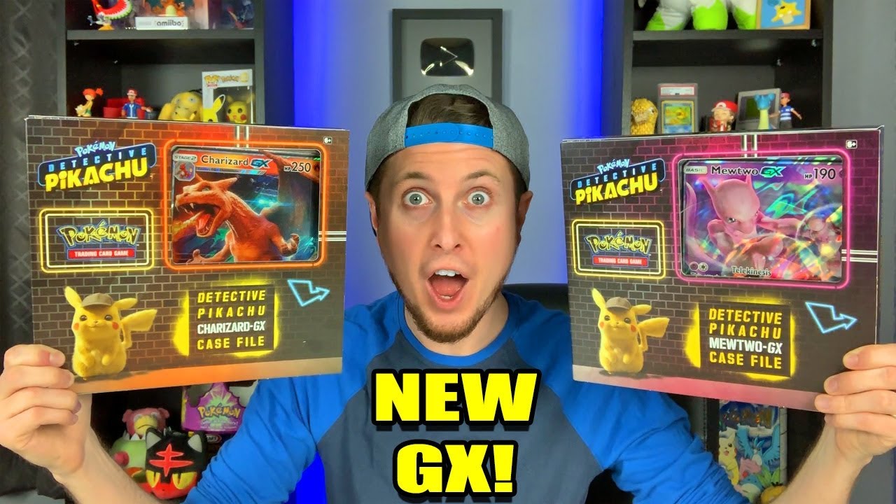 NEW POKEMON CARD DETECTIVE PIKACHU CASE FILE Box Opening w/ Charizard & Mewtwo GX!