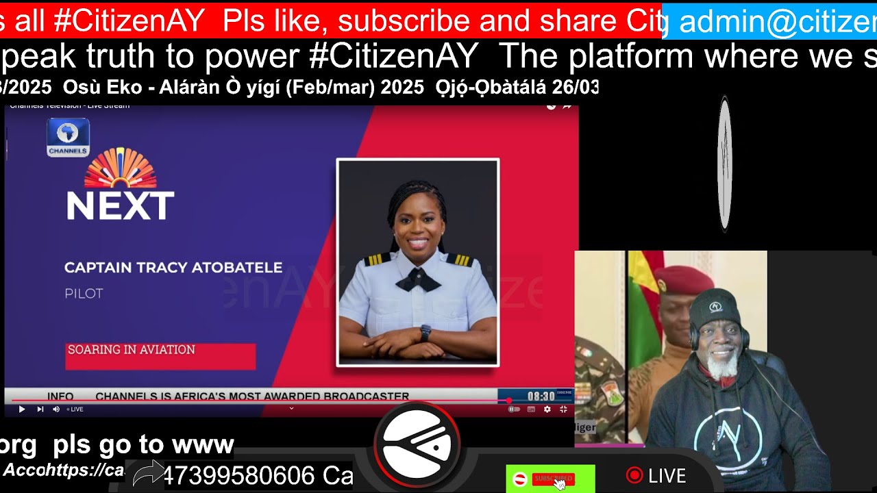 CAPTAIN TRACY ATOBATELE - PILOT SOARING IN AVIATION #CitizenAY