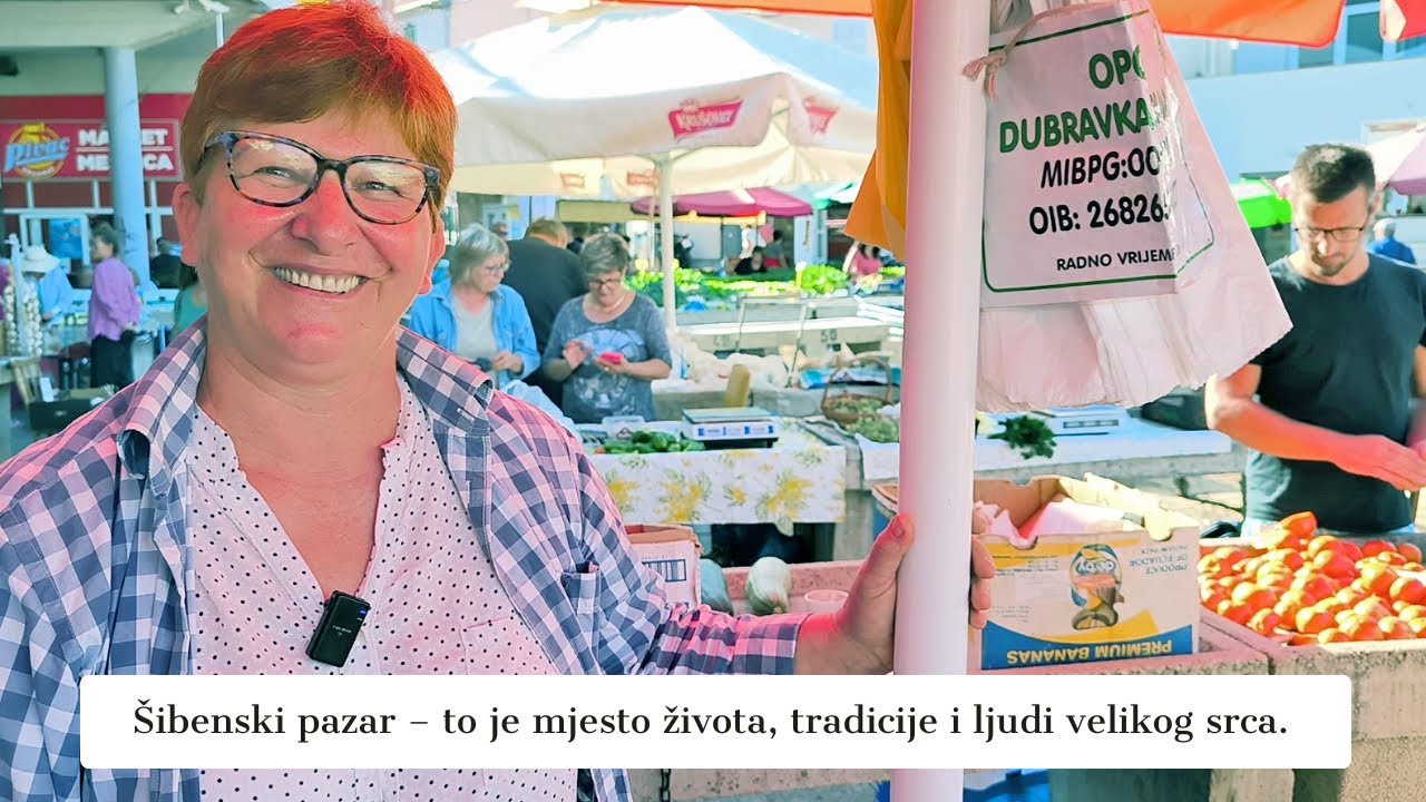 Šibenski pazar mjesto koje oduševljava. Ovo nećete doživjeti na nijednoj drugoj tržnici!
