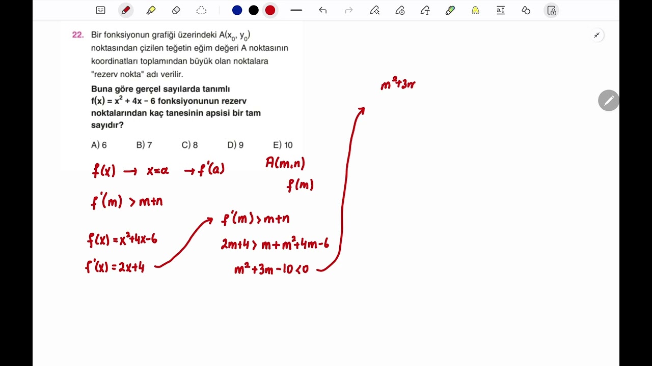 1 soru 3 konu mükemmel bir can yakıcı Türev-Eşitsizlik-Analitik Geometri sorusu. | ZOR 🚨