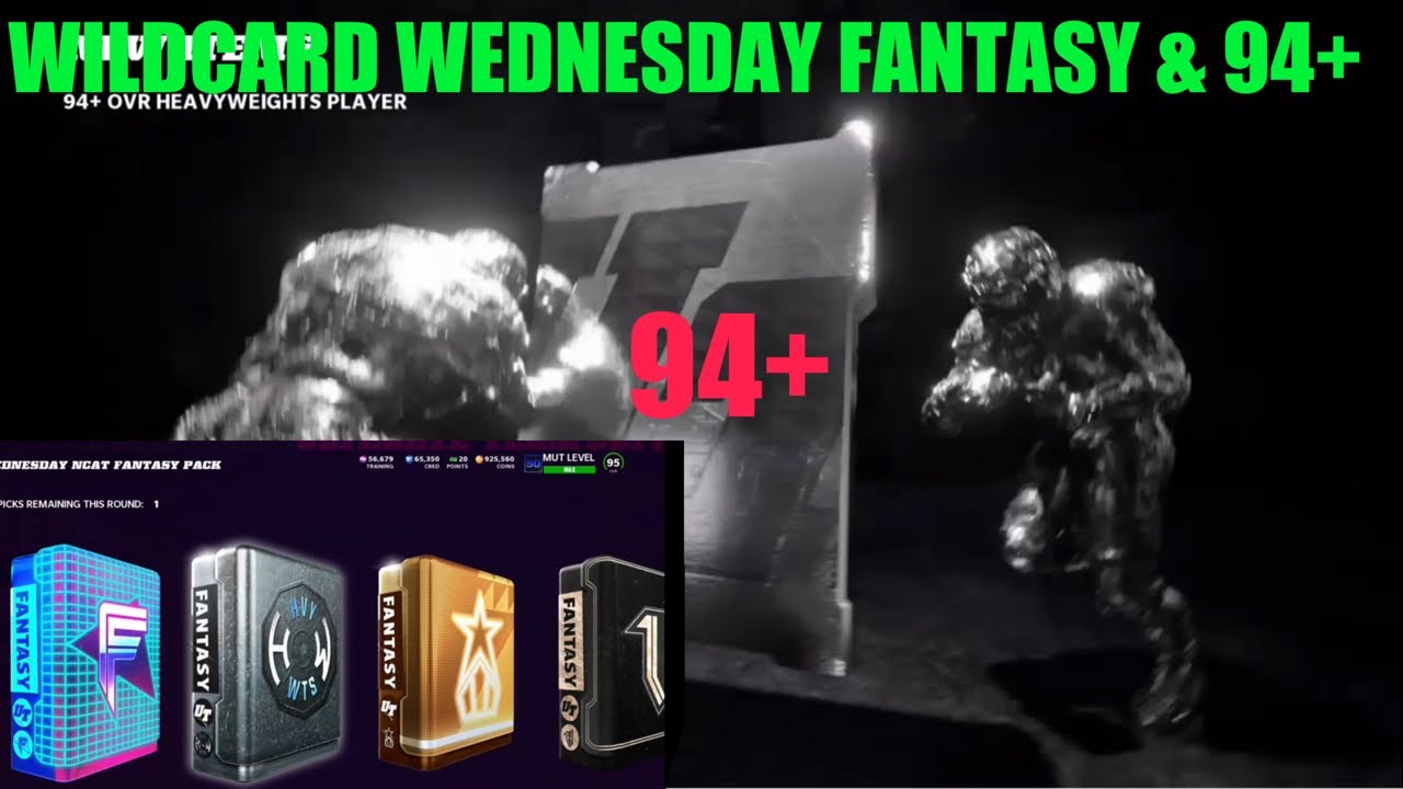 MY FREE WILDCARD WEDNESDAY FANTASY PICK IS&hellip; Pulled the new 95 & crazy walkout, Madden22UltimateTeam