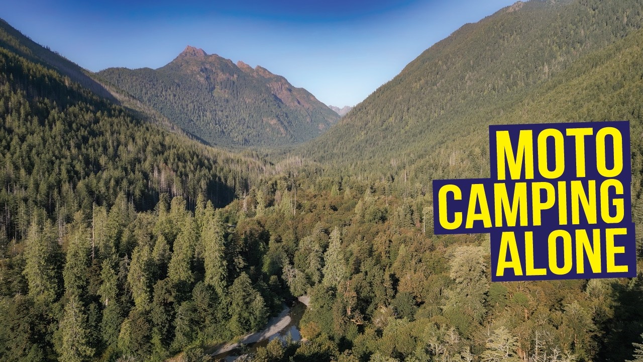 Wild Moto Camping on the Scenic Olympic Peninsula