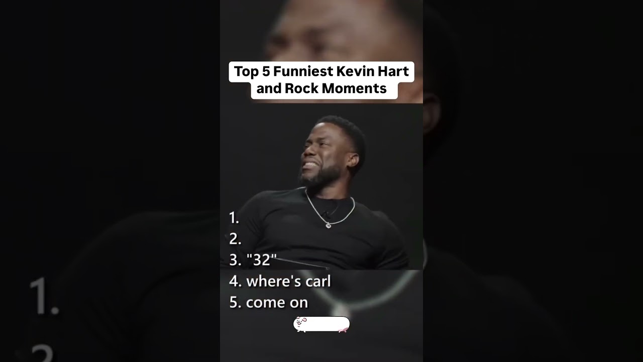 kevin hart and Rock's funny moments