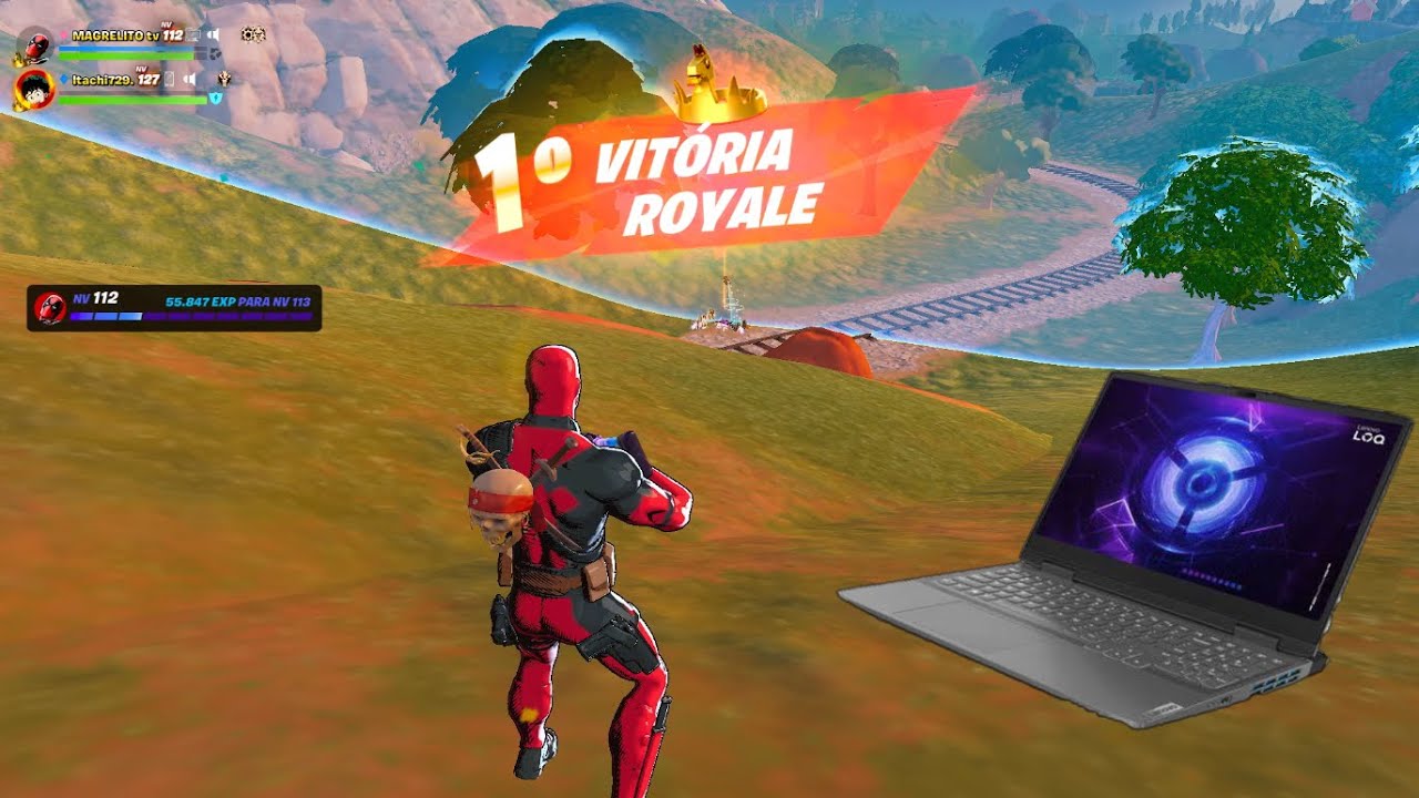 JOGANDO FORTNITE NO LENOVO LOQ COM RTX 2050 A MAIS DE 100FPS MODO DESEMPENHO