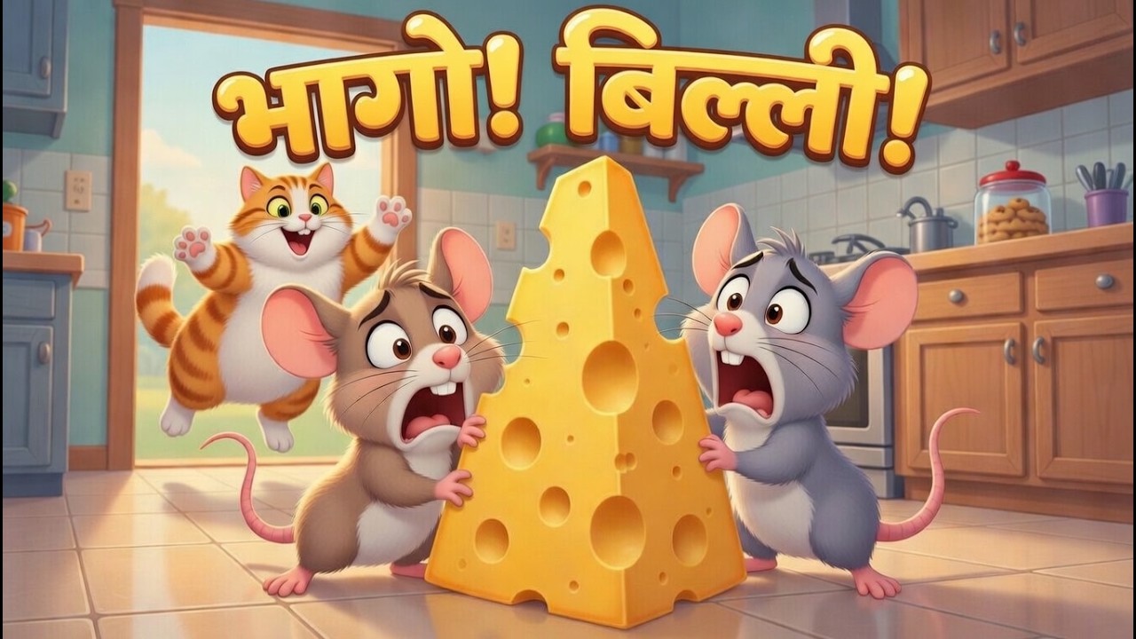 शहर का चूहा और गाँव का चूहा 🐭🐭 | बच्चों की सोने से पहले की कहानी