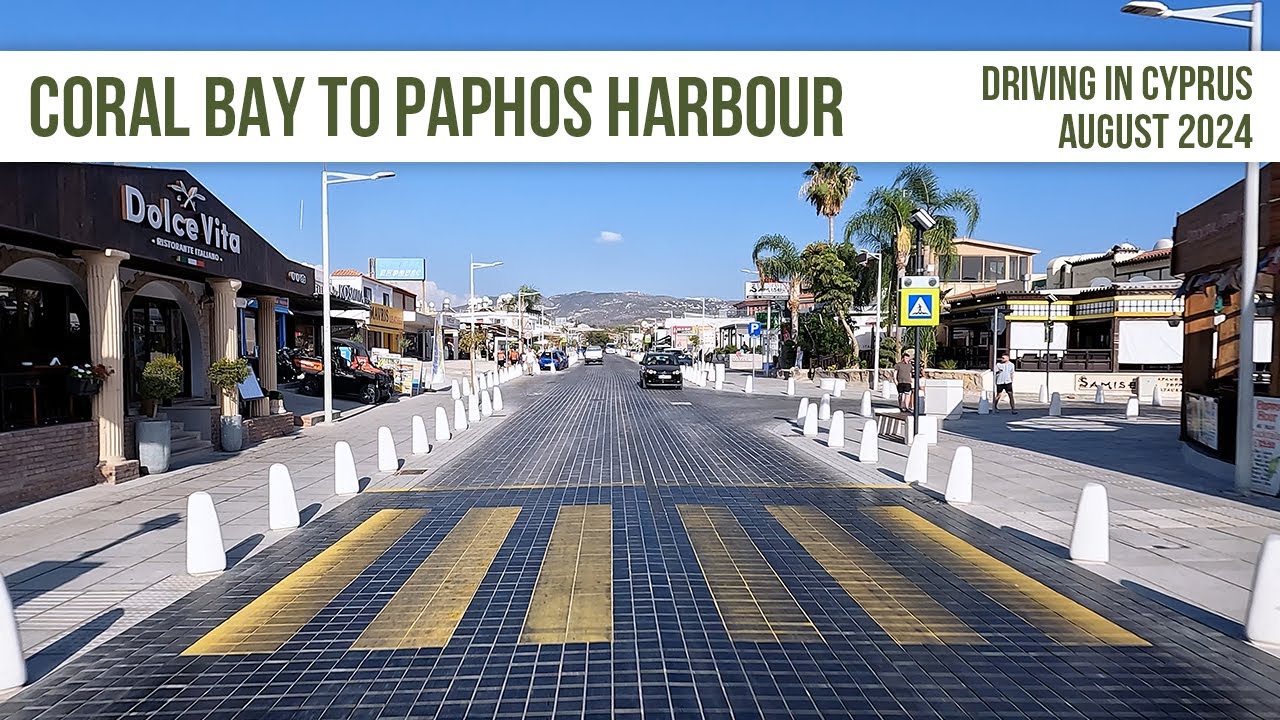 From Coral Bay to Paphos Harbour - August 2024