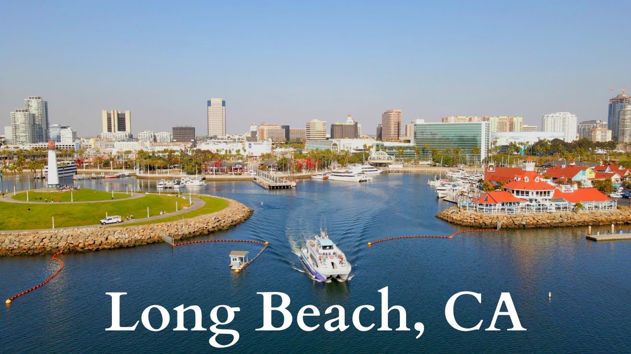 Long Beach, CA 4k Drone Tour