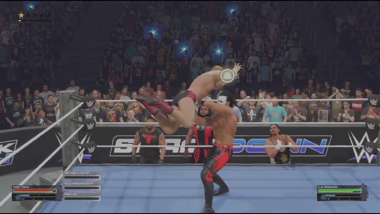 WWE 2K25: Tama Tonga vs Ilja Dragunov | FULL MATCH RECREATION (SmackDown Highlights)