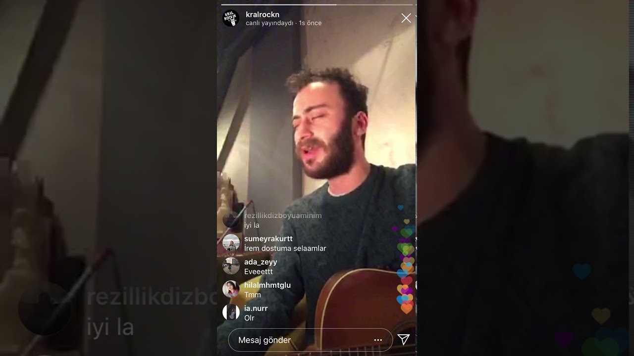 Kaan Boşnak - Böyle güzelsin hep böyle kal (@kralrockn İnstagram canlı yayını)