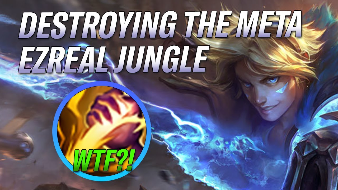 DESTROY THE META! EZREAL JUNGLE! 3 GAMES! WILD RIFT EZREAL GAMEPLAY