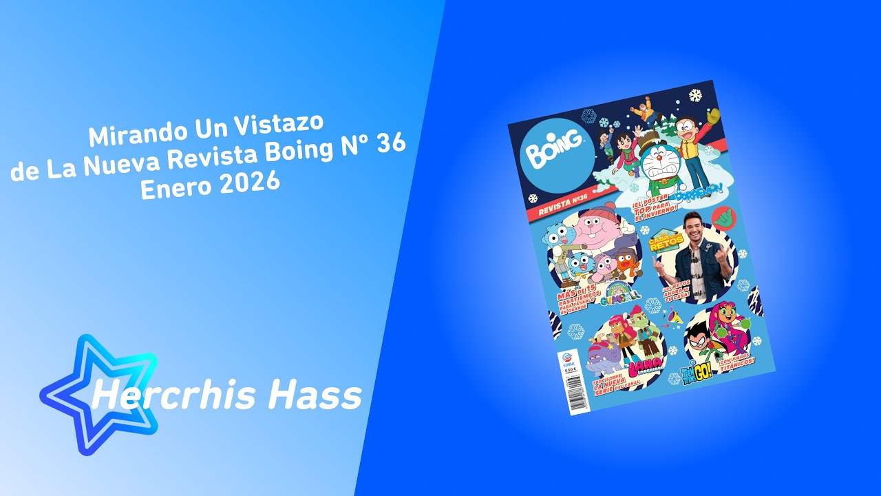 Mirando Un Vistazo de La Nueva Revista Boing Nº 36 Enero 2026.