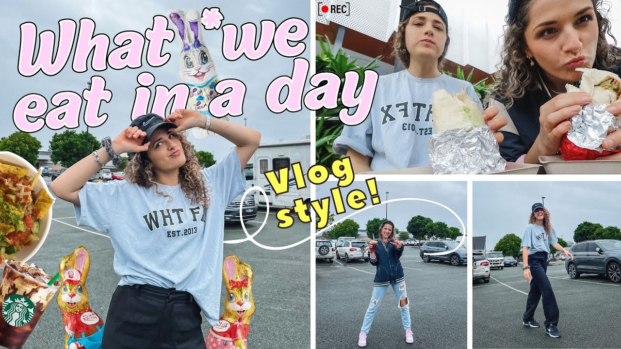 WHAT WE EAT IN A DAY! *never go to bed hungry