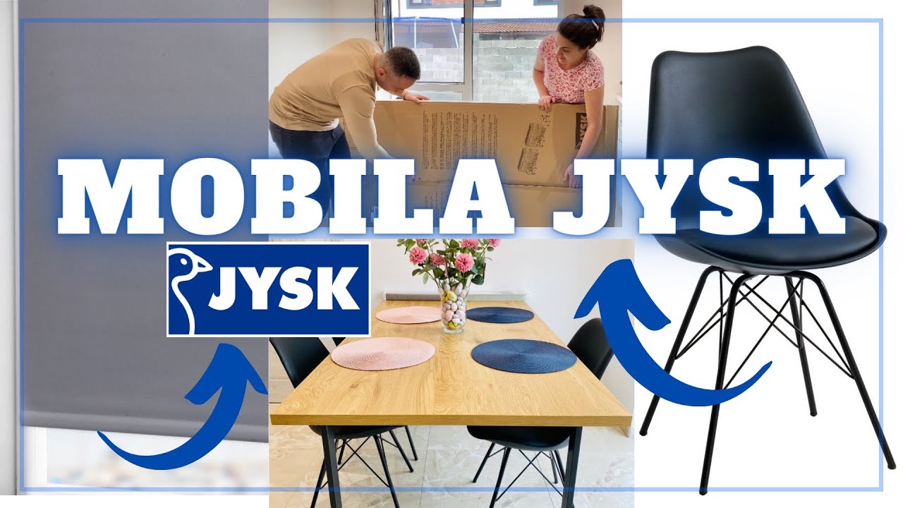 JYSK - MONTAM SCAUNELE & MASA DE DINNING + INSTALAM JALUZELELE IN BUCATARIE| Rebeca Lupu