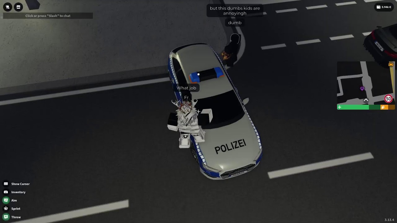 Playing roblox Emergency Hamburg