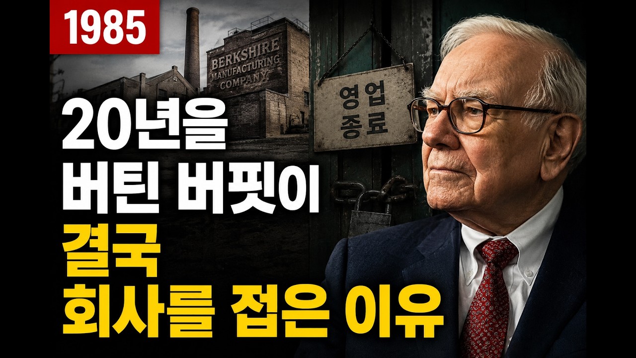 버핏은 결국 자신의 첫 사업을 포기했습니다. (1985)