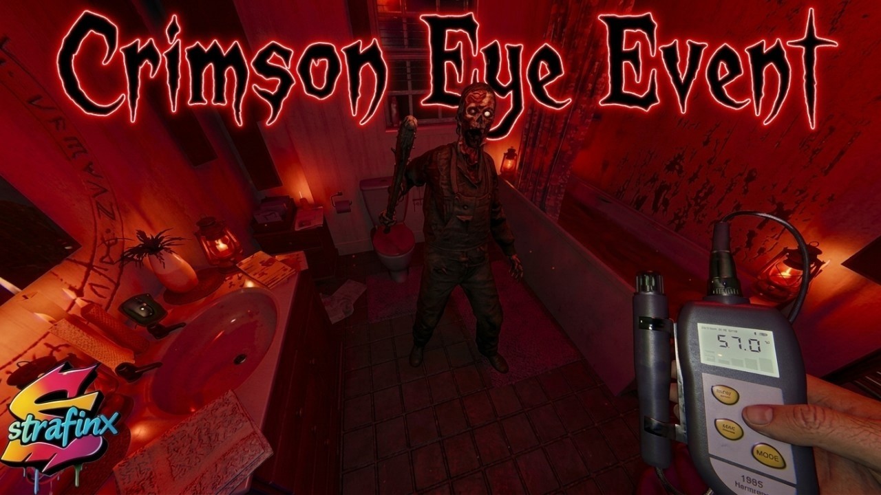 Phasmophobia Crimson Eye Event (Perfect Run Hardest Difficulty)