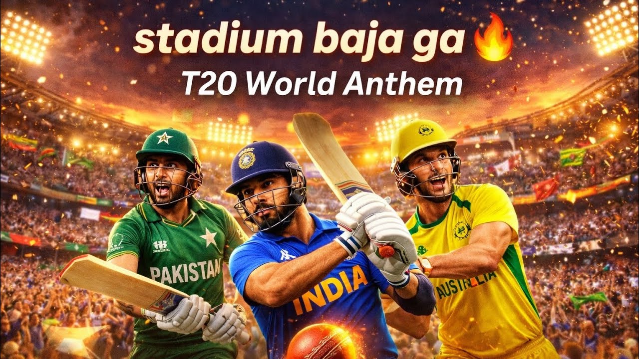 Per seeti baja gii song |stadium baja ga song | t20 world anthem | cricket high bass song 