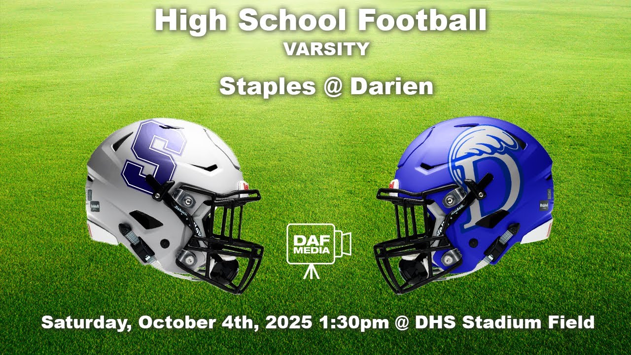 Darien Varsity Football vs. Staples