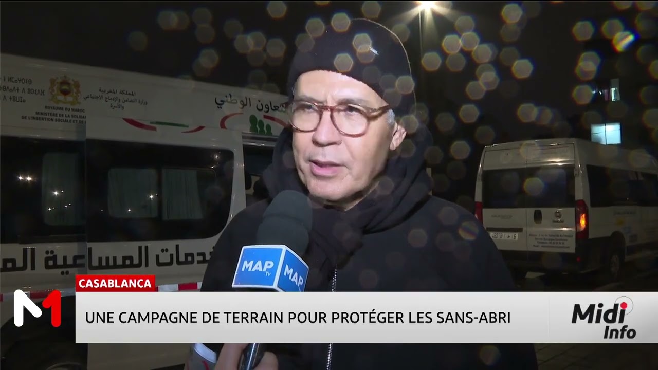 Une campagne de terrain pour protéger les sans-abri à casablanca
