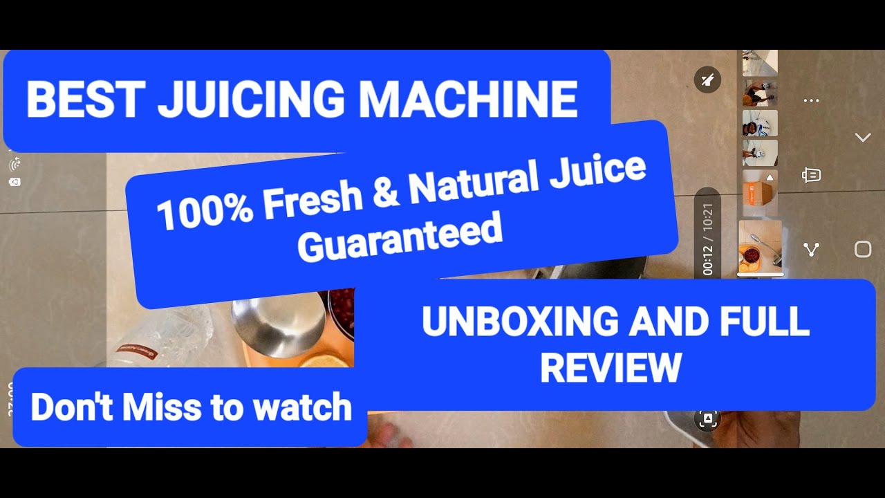 Best Juicing Machine | 100% Fresh Juicing Guaranteed | Under 500