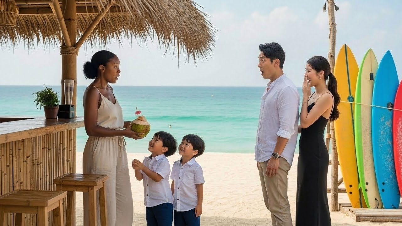 At the Beach With His Fiancée, the Korean Billionaire CEO Turns Pale After Seeing His Ex With Twins