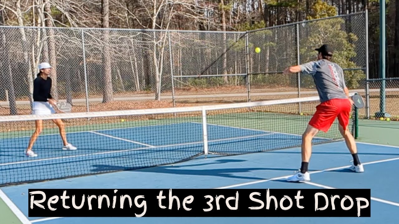 3rd Shot Drop Return: Keep the advantage as the returning team when your opponent hits a drop shot.