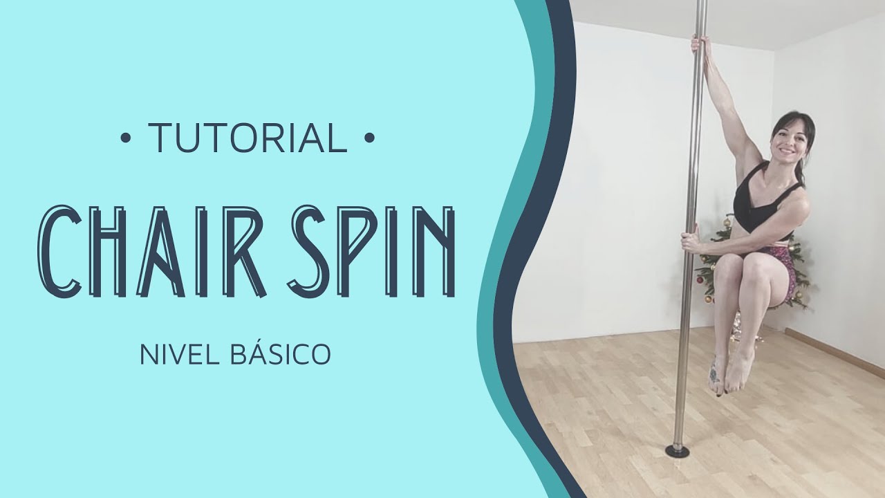 Tutorial POLE DANCE: sillita ~ giro nivel básico lecciones online (silla / chair spin en español)