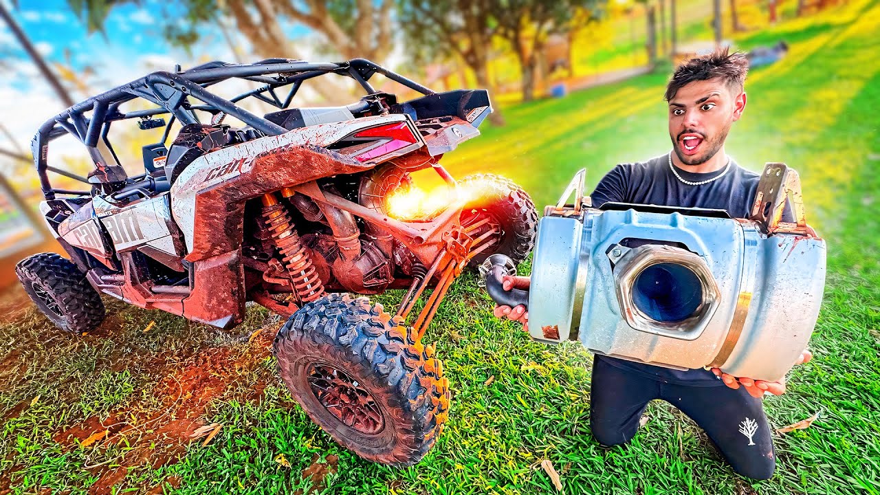 DEIXEI MEU UTV SÓ O CANO * ficou com barulho de Hornet *