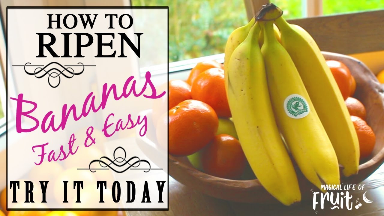 How To Ripen Bananas (FAST & EASY) Try It Today