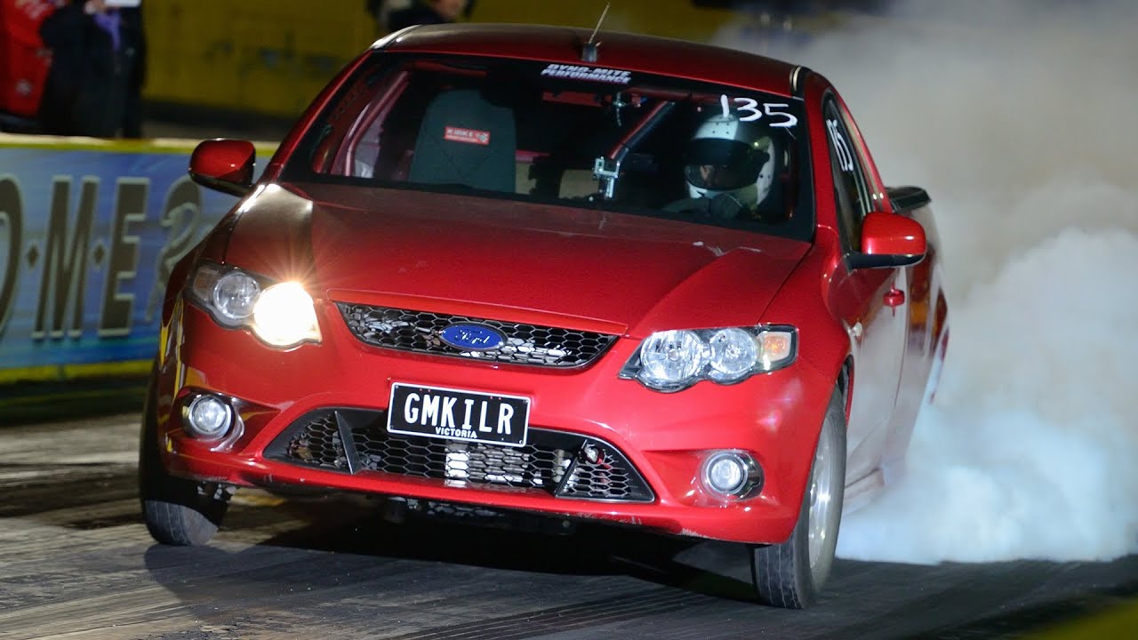 Ford XR6 turbo runs 8s ~ GMKILR by Dyno-Mite