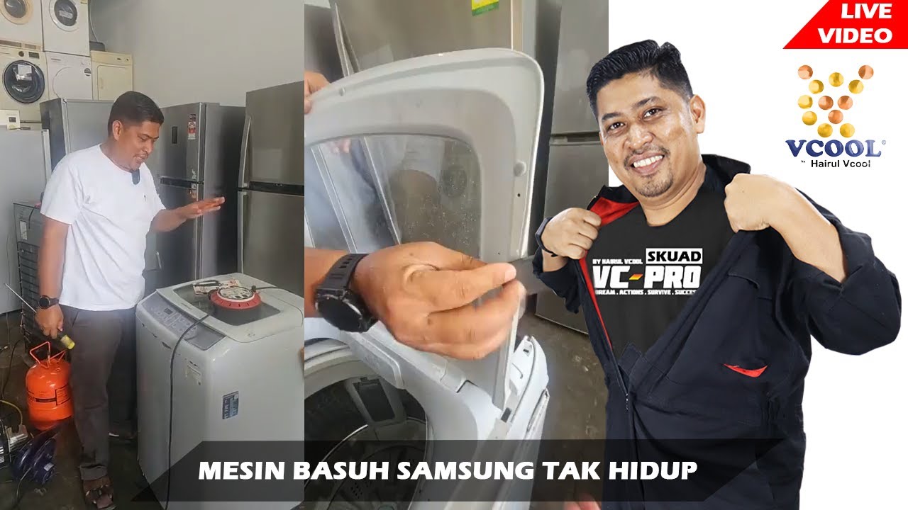 MESIN BASUH SAMSUNG TAK HIDUP