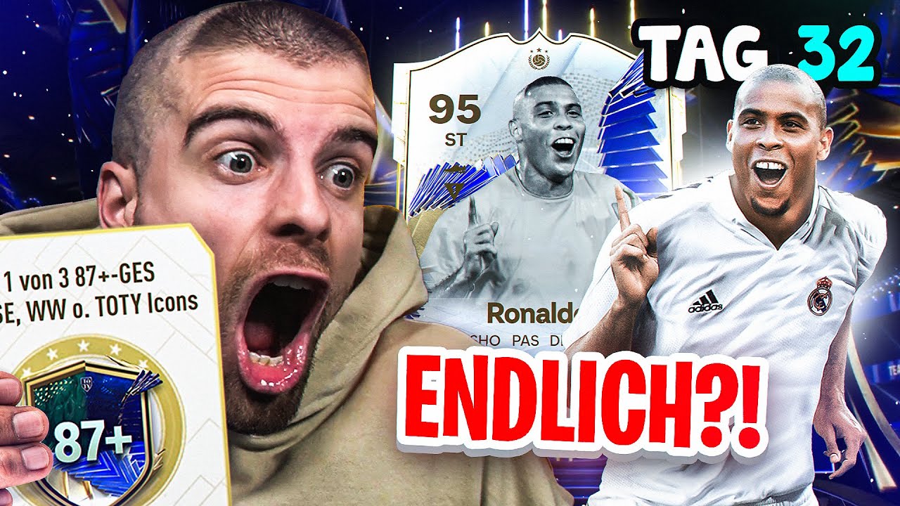 TOTY ICON PICK !! 😱😍 EA FC 24 aber mit 0€ - WANN hab ich TOTY ICON R9? TAG 32 (Experiment) 🥼