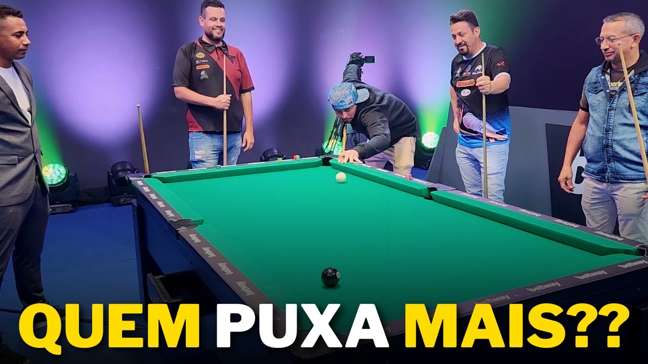 Baianinho, Maycon, Felipinho, Igor e Noel na resenha na Copa Mundo da Sinuca 🔥🎱
