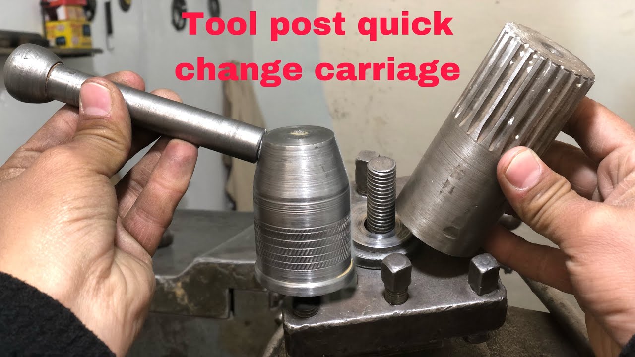 How Made Tool Post Quick Changer with Complete Handle // Tool post Carriage Making