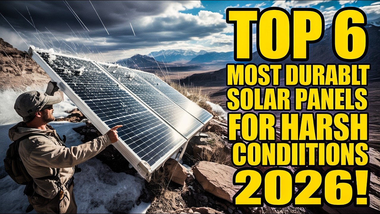 Top 6 Most Durable Solar Panels For Harsh Conditions 2026!