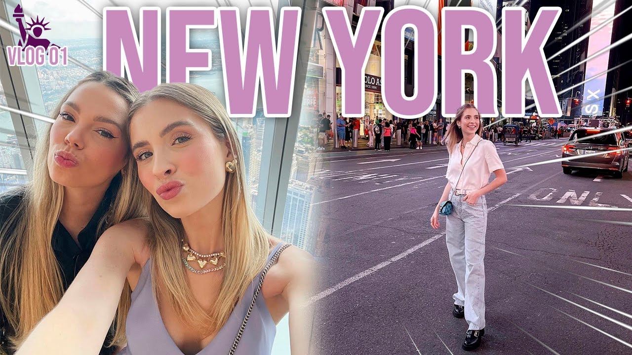 CHEGUEI EM NOVA YORK!!! ONE WORLD OBSERVATORY, COMPRINHAS E TIMES SQUARE - VLOG 01 | FERNANDA TUMAS