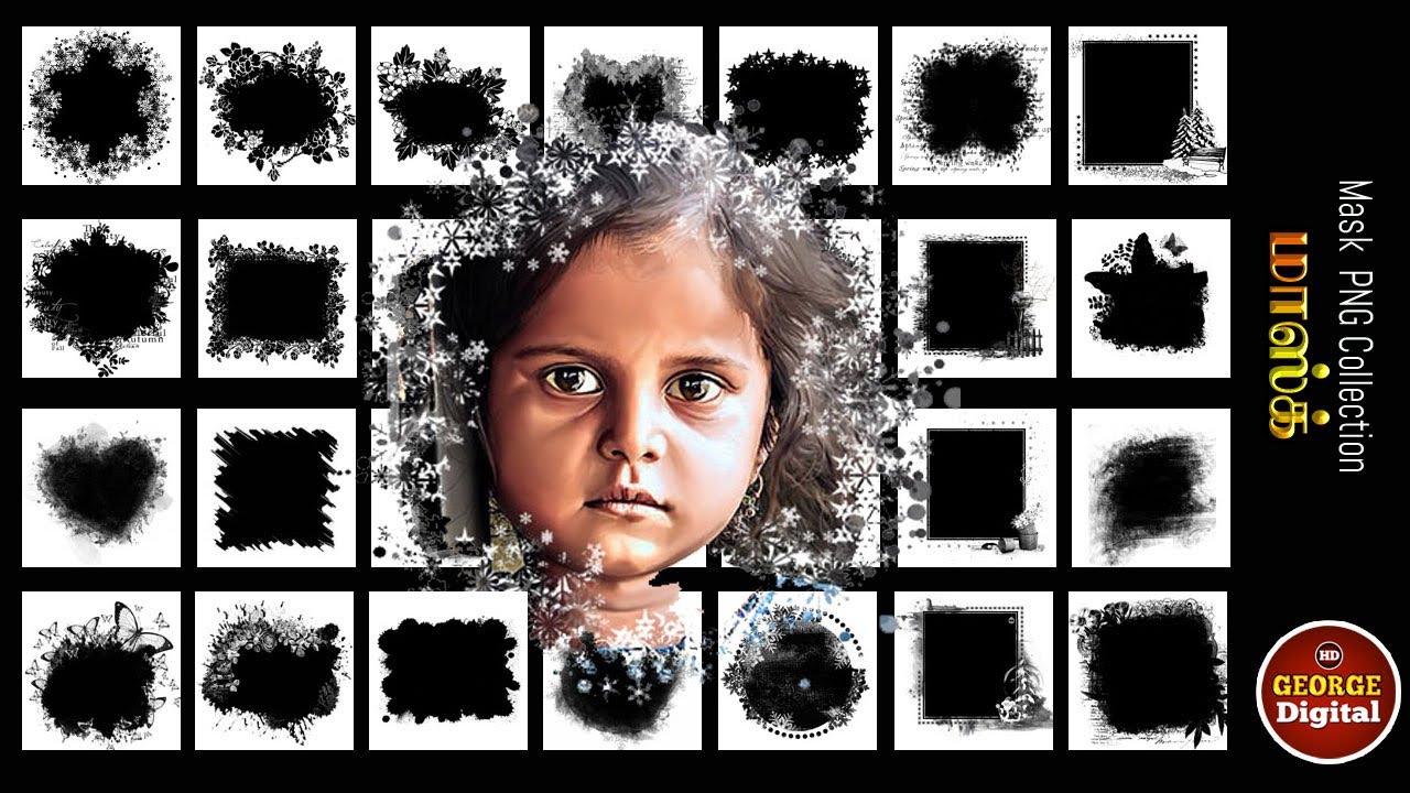Mask PNG file collection for Photoshop designing Images (@georgedigital6948)