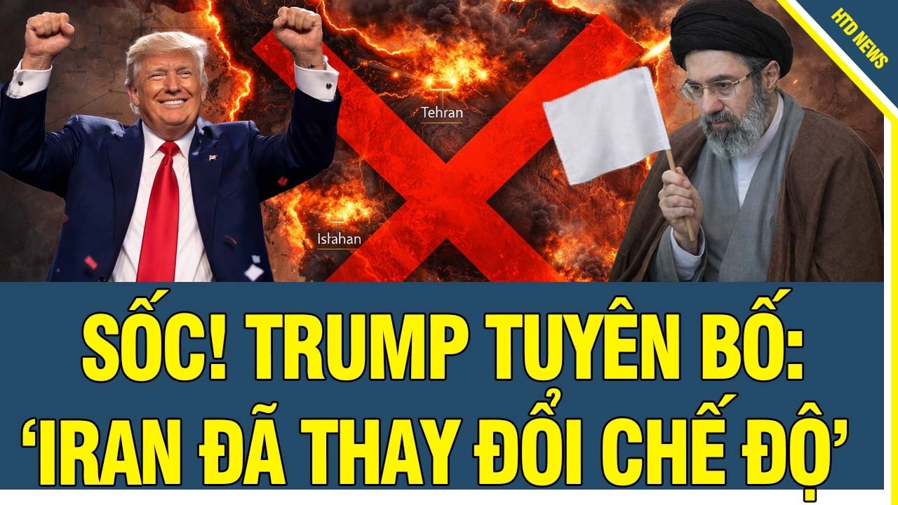 SỐC TO&Agrave;N CẦU! Trump tuy&ecirc;n bố &lsquo;Iran đ&atilde; thay đổi chế độ&rsquo; &ndash; Mỹ đang đ&agrave;m ph&aacute;n với lực lượng l&atilde;nh đạo mới