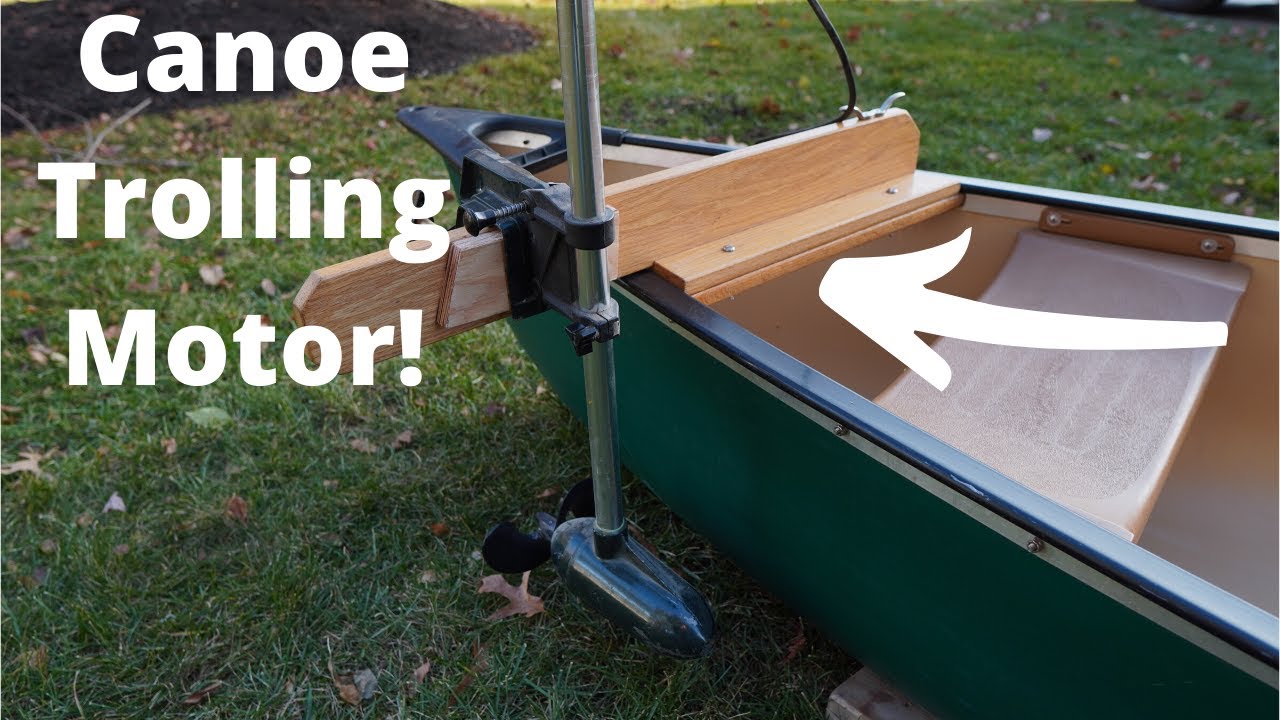 Canoe Trolling Motor Mount