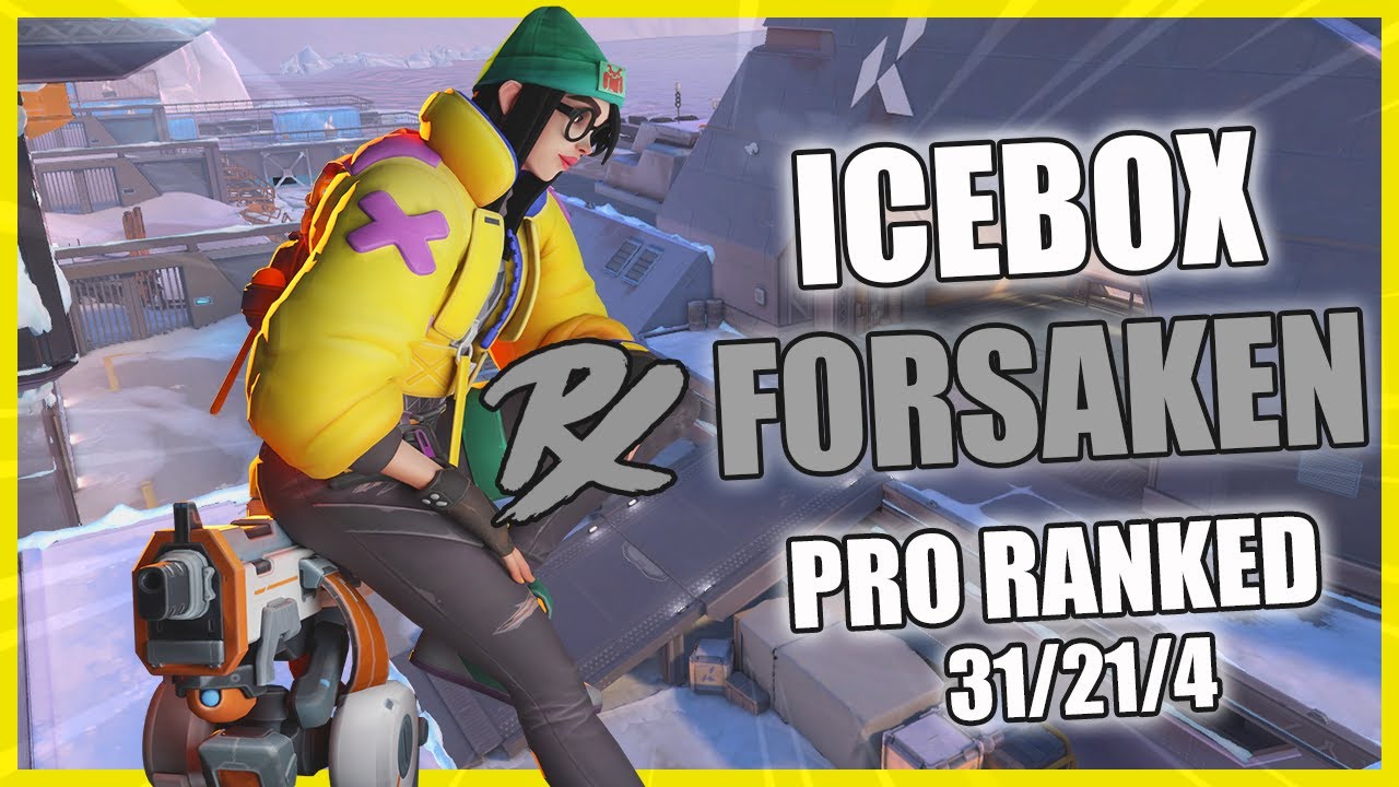PRX F0rsakeN Killjoy Icebox | Valorant Pro Vod Ranked Gameplay