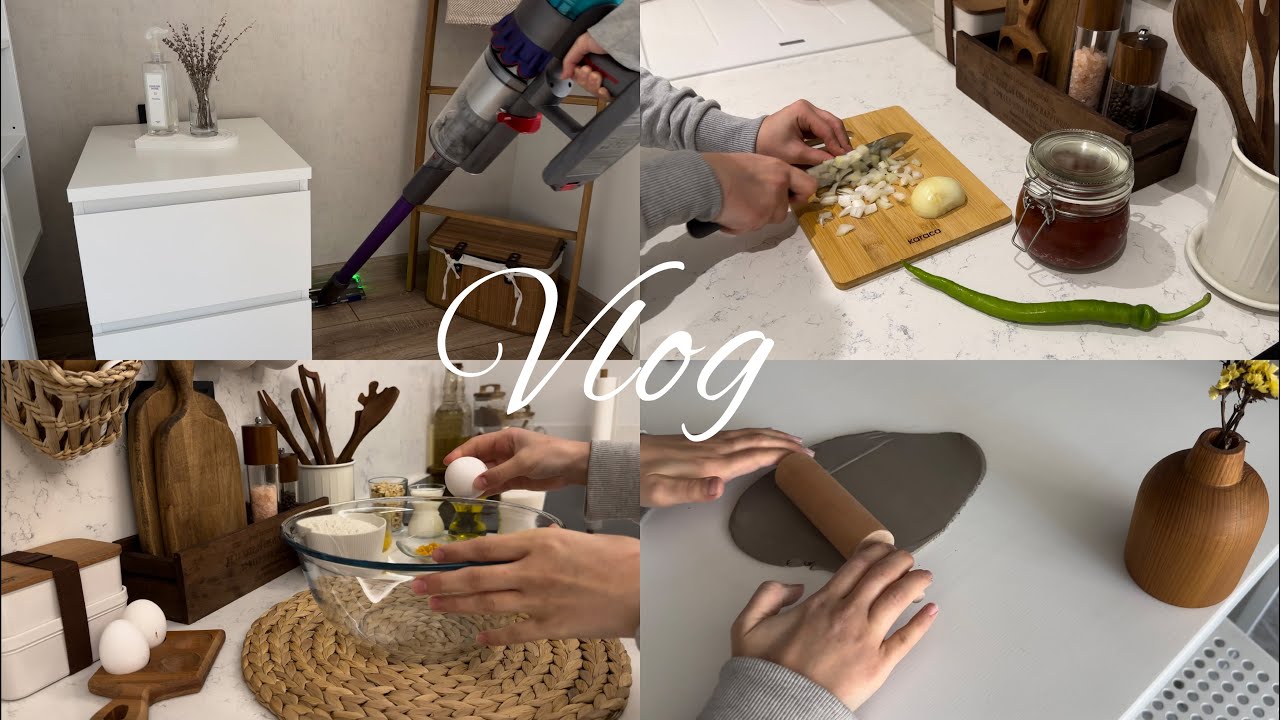 Yatak odası temiziği🧼|Kuru fasulye|Portakallı kek🍊|Seramik Hamuru🌼
