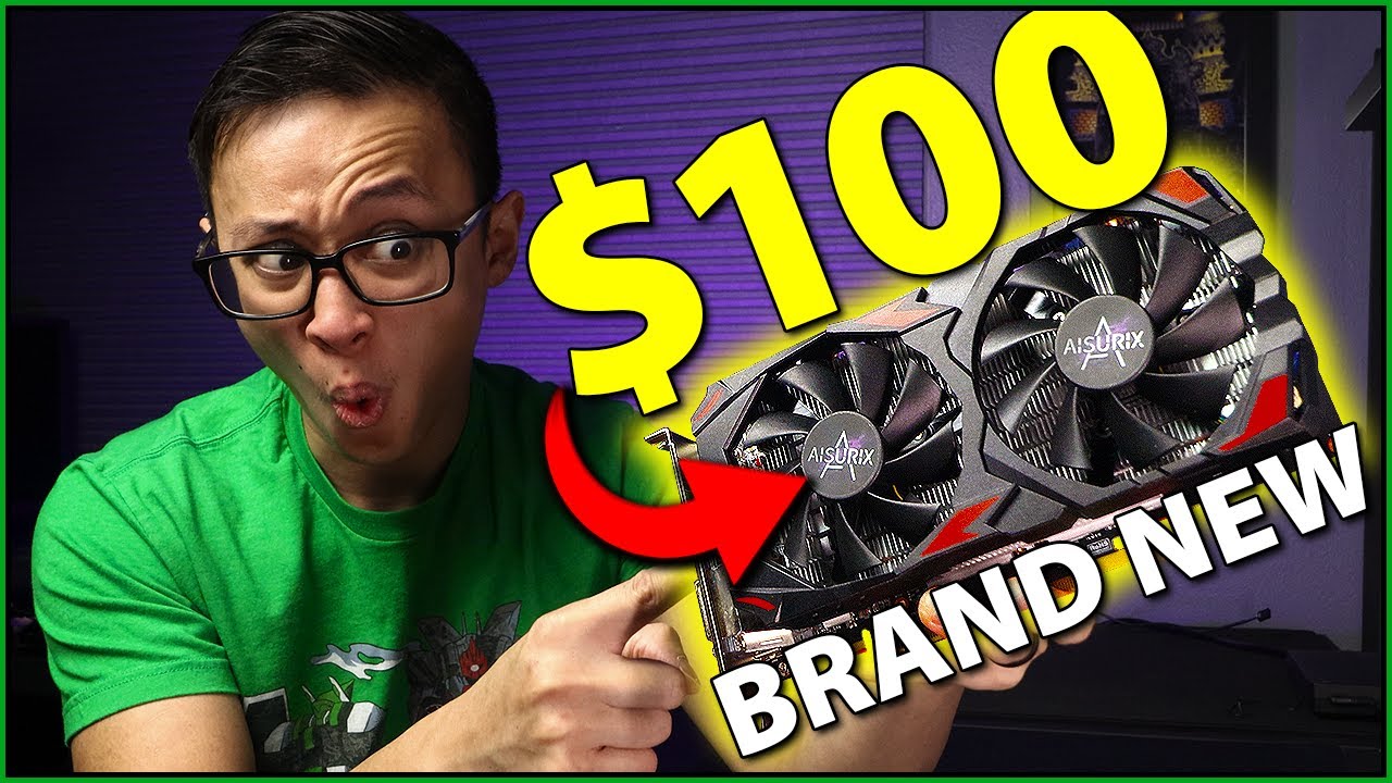 This graphics card is only $100 BRAND NEW