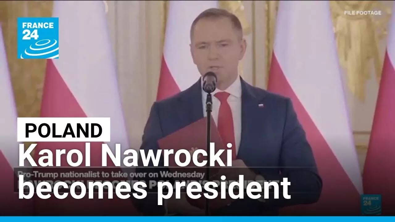 Karol Nawrocki becomes Poland's president • FRANCE 24 English
