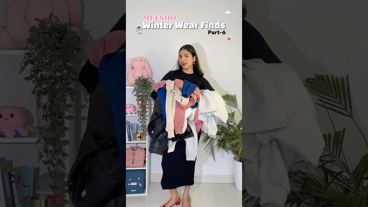 Huge Meesho Winter wear Haul 😱 #shorts #meeshohaul #meeshofinds #meeshoapp #winterhaul #viral #fyp
