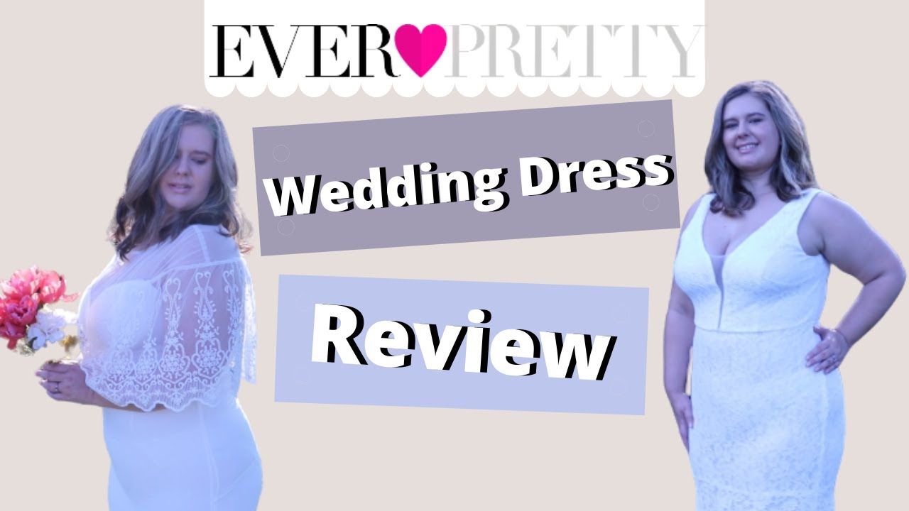 Cheap Plus Size Wedding Dress Try-On | EverPretty