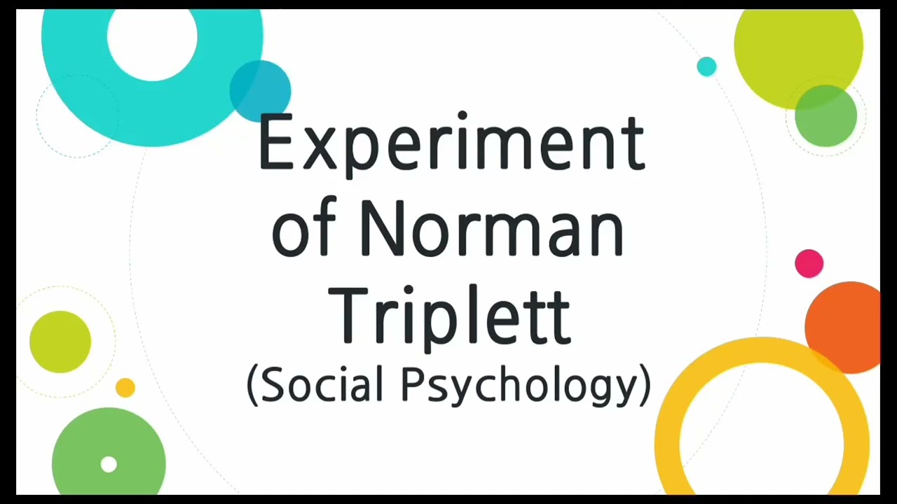Social Facilitation/ Experiment of Norman Triplett (Urdu/Hindi)
