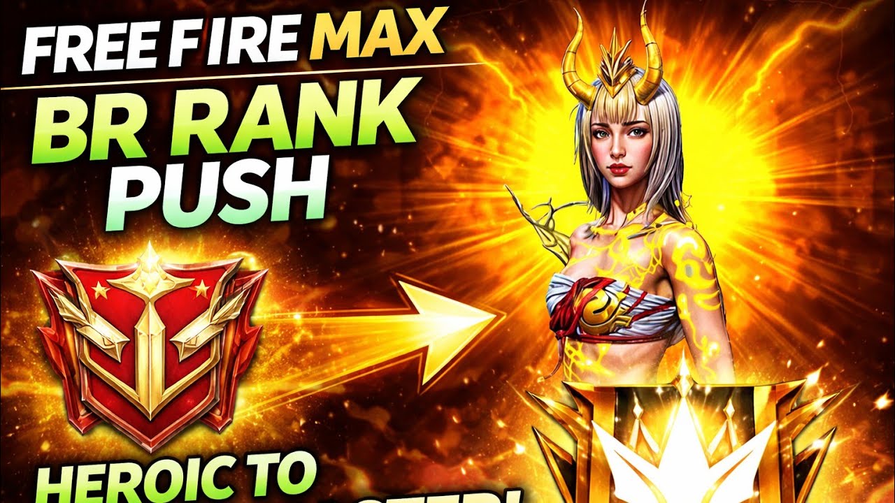 FREE FIRE LIVE STREAM BR RANK PUSH #roshnigaming 