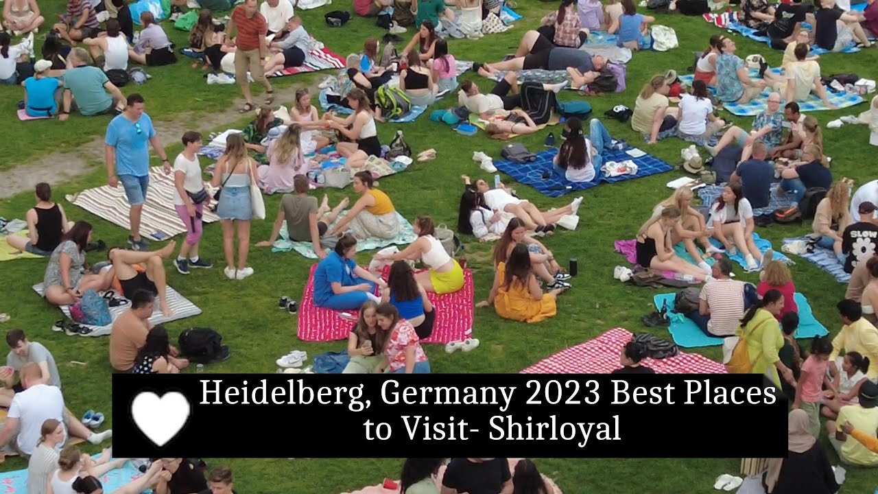 Heidelberg Germany in Summer July 2023, City Walking Tour Around Famous Places 4K 60FPS @Shirloyal