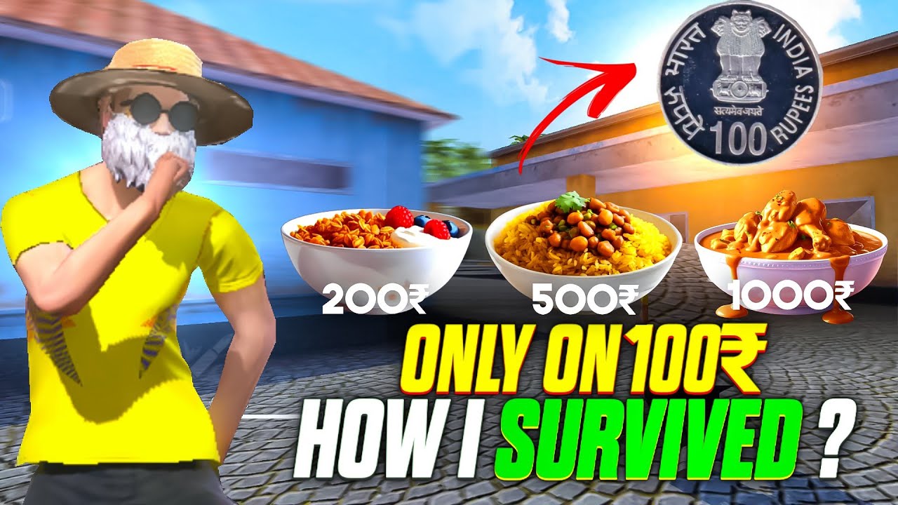 How i Survived 24 Hours by Playing Free Fire Game - MONU KING