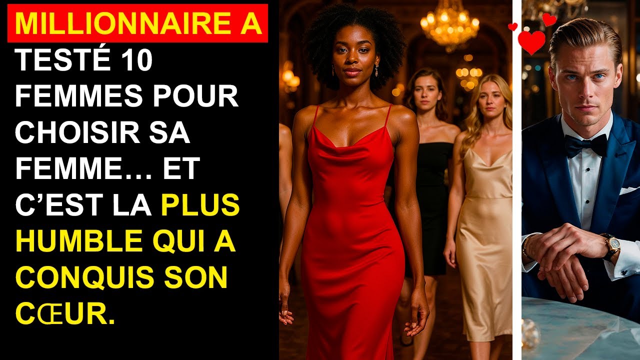 Un millionnaire a testé 10 femmes pour choisir sa femme… et c’est la plus humble qui a conquis...